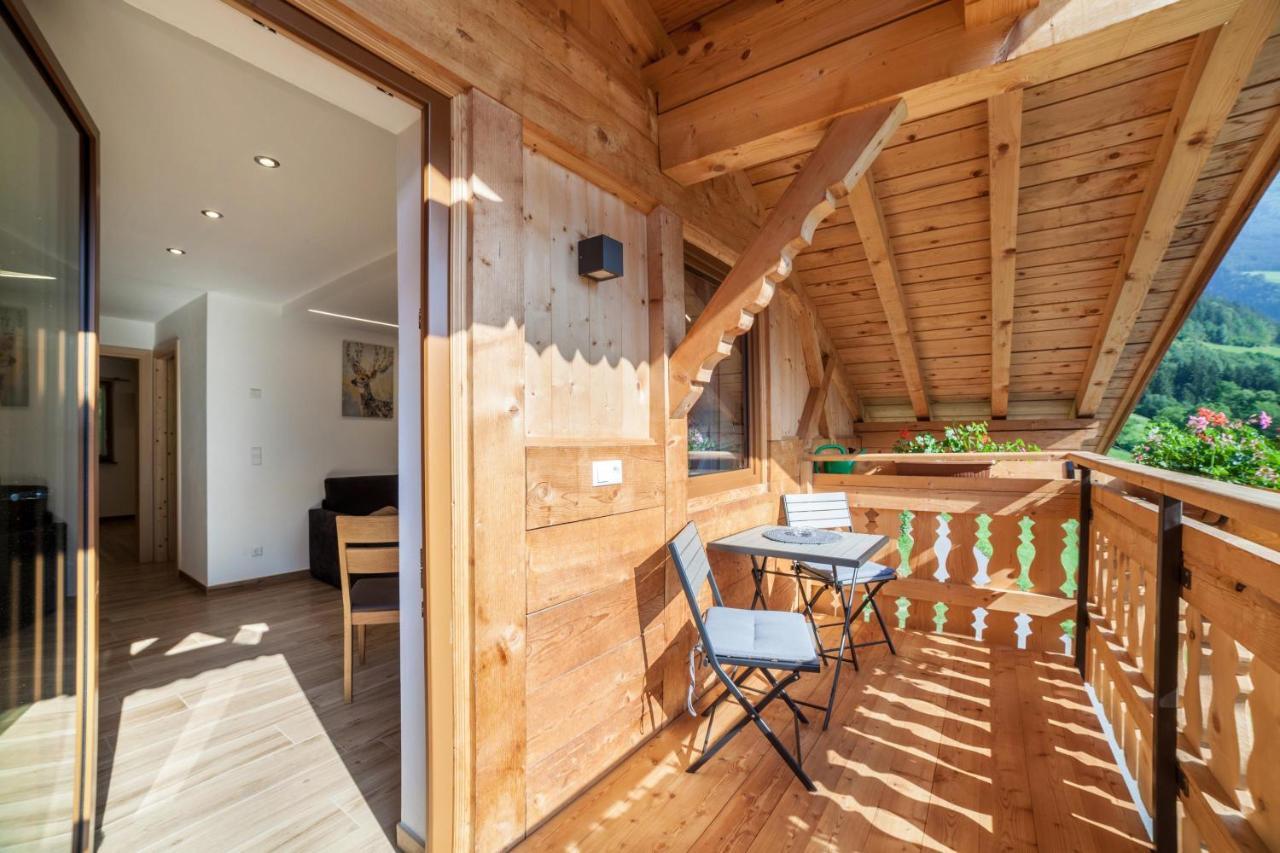 Innergasserhof Ferienwohnung Enzian San Martino In Passiria  Bagian luar foto