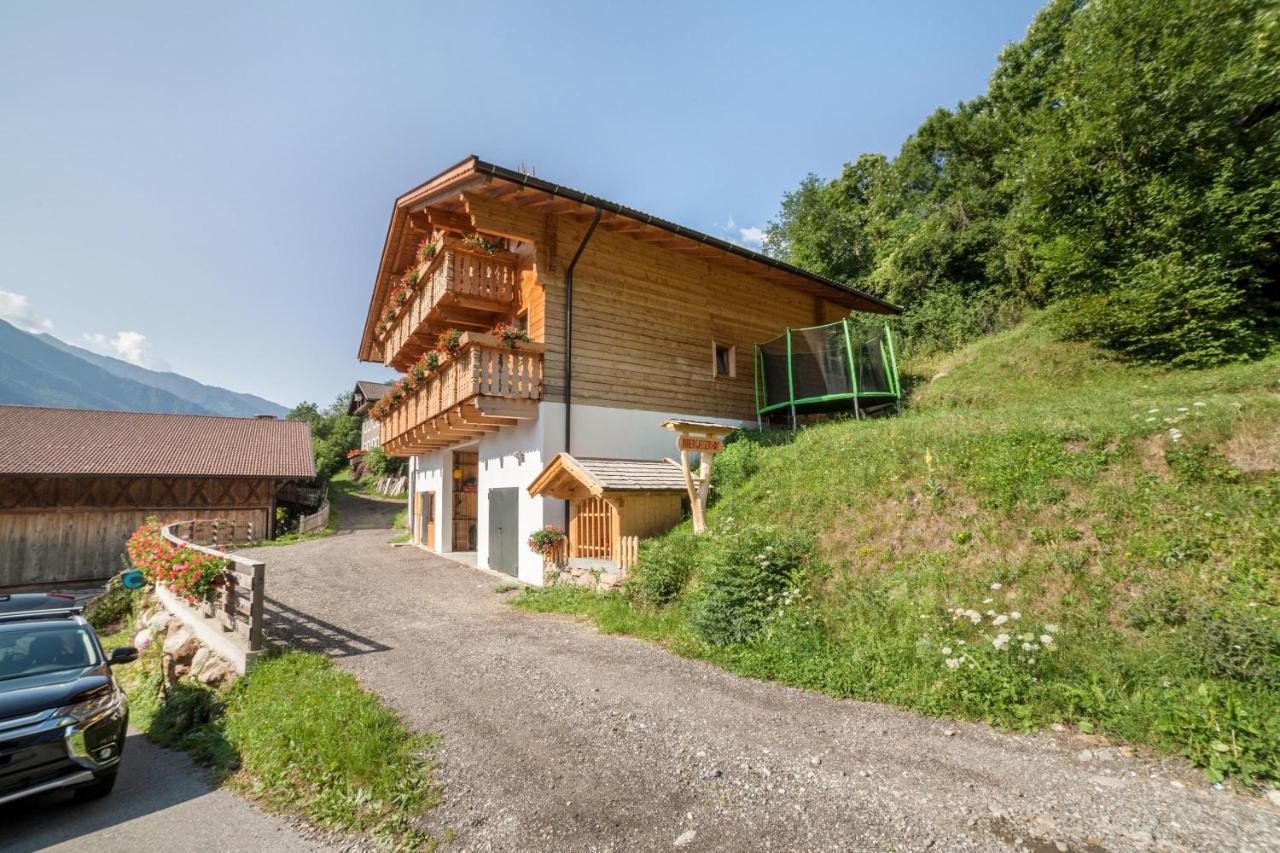 Innergasserhof Ferienwohnung Enzian San Martino In Passiria  Bagian luar foto