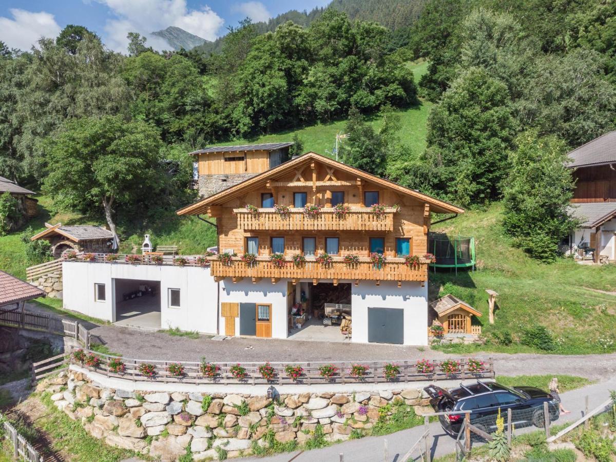 Innergasserhof Ferienwohnung Enzian San Martino In Passiria  Bagian luar foto